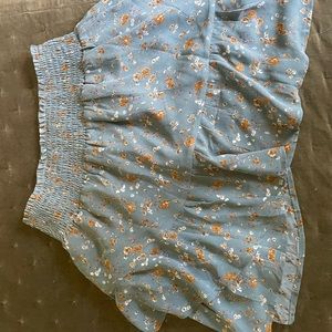 Altar’d State Floral Mini Skirt